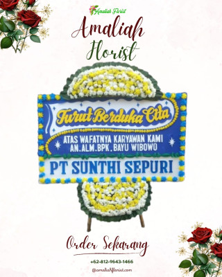 Papan Bunga Duka di Langgam