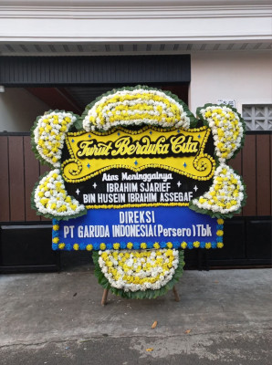 Papan Bunga Duka di Langgam