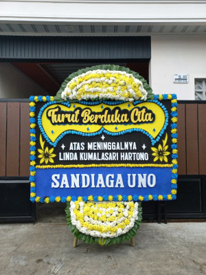 Papan Bunga Duka di Langgam